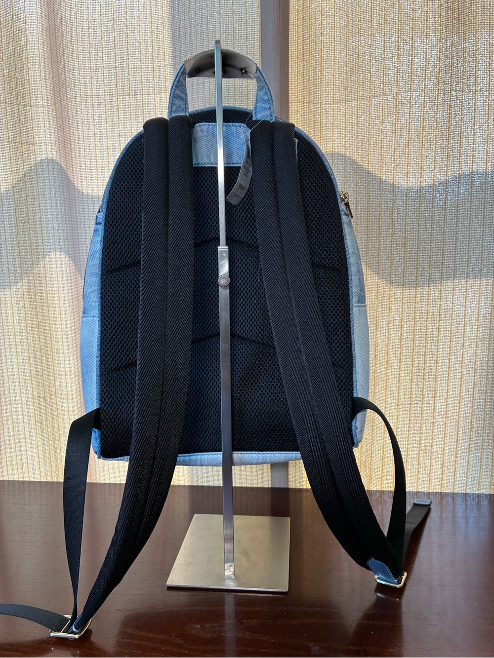 Coach Taylor Small Backpack in Loved Denim NWT - Picture 2 of 10